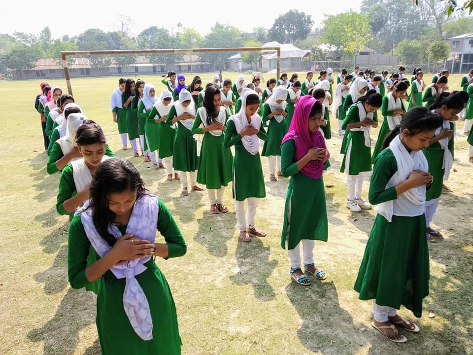 বিদ্যালয়ের প্রত্যহিক সমাবেশ